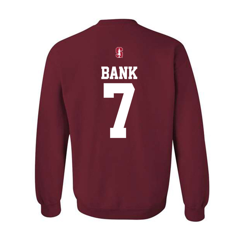 Stanford - NCAA Men's Soccer : Fletcher Bank - Classic Shersey Crewneck Sweatshirt-1