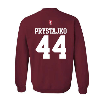 Stanford - NCAA Softball : Zoe Prystajko - Classic Shersey Crewneck Sweatshirt-1