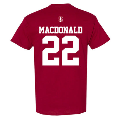 Stanford - NCAA Baseball : Cort MacDonald - Classic Shersey T-Shirt-1