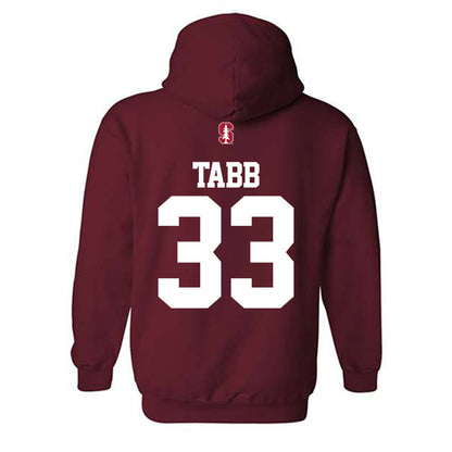 Stanford - NCAA Football : Cole Tabb - Classic Shersey Hooded Sweatshirt-1