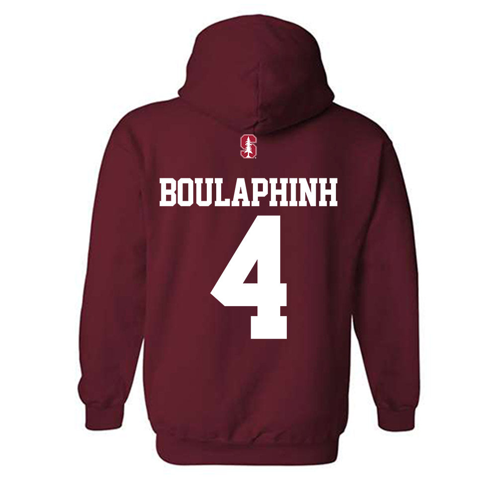 Stanford - NCAA Softball : Sydney Boulaphinh - Classic Shersey Hooded Sweatshirt-1