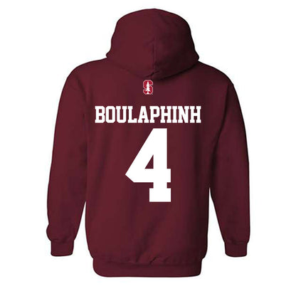 Stanford - NCAA Softball : Sydney Boulaphinh - Classic Shersey Hooded Sweatshirt-1