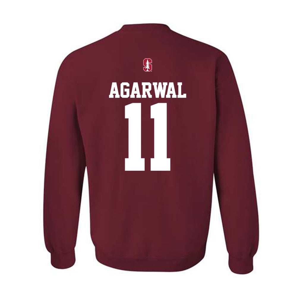 Stanford - NCAA Men's Basketball : Ryan Agarwal - Classic Shersey Crewneck Sweatshirt-1