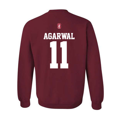 Stanford - NCAA Men's Basketball : Ryan Agarwal - Classic Shersey Crewneck Sweatshirt-1