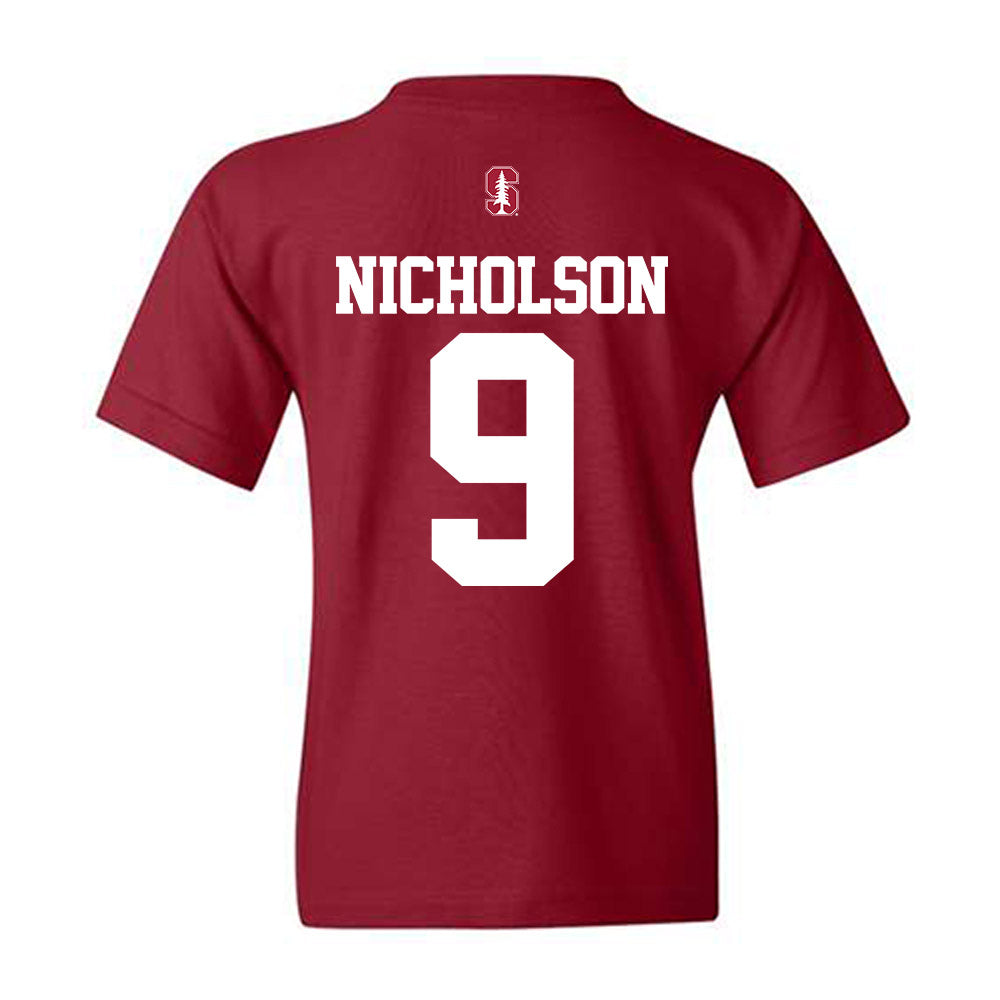 Stanford - NCAA Football : Brandon Nicholson - Classic Shersey Youth T-Shirt-1