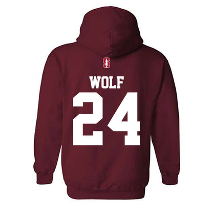 Stanford - NCAA Women's Soccer : Maryn Wolf - Classic Shersey Hooded Sweatshirt-1