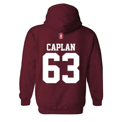 Stanford - NCAA Football : Carson Caplan - Classic Shersey Hooded Sweatshirt-1
