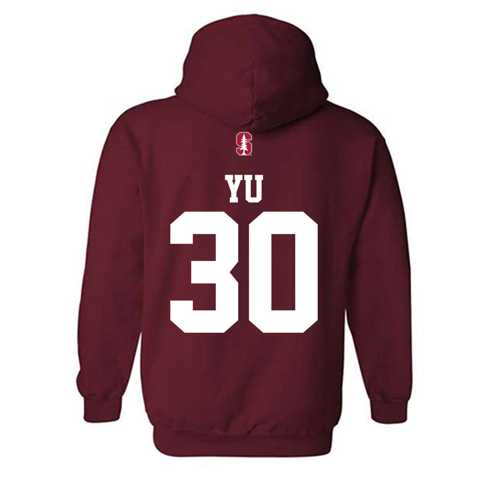 Stanford - NCAA Women's Volleyball : Taylor Yu - Classic Shersey Hooded Sweatshirt-1