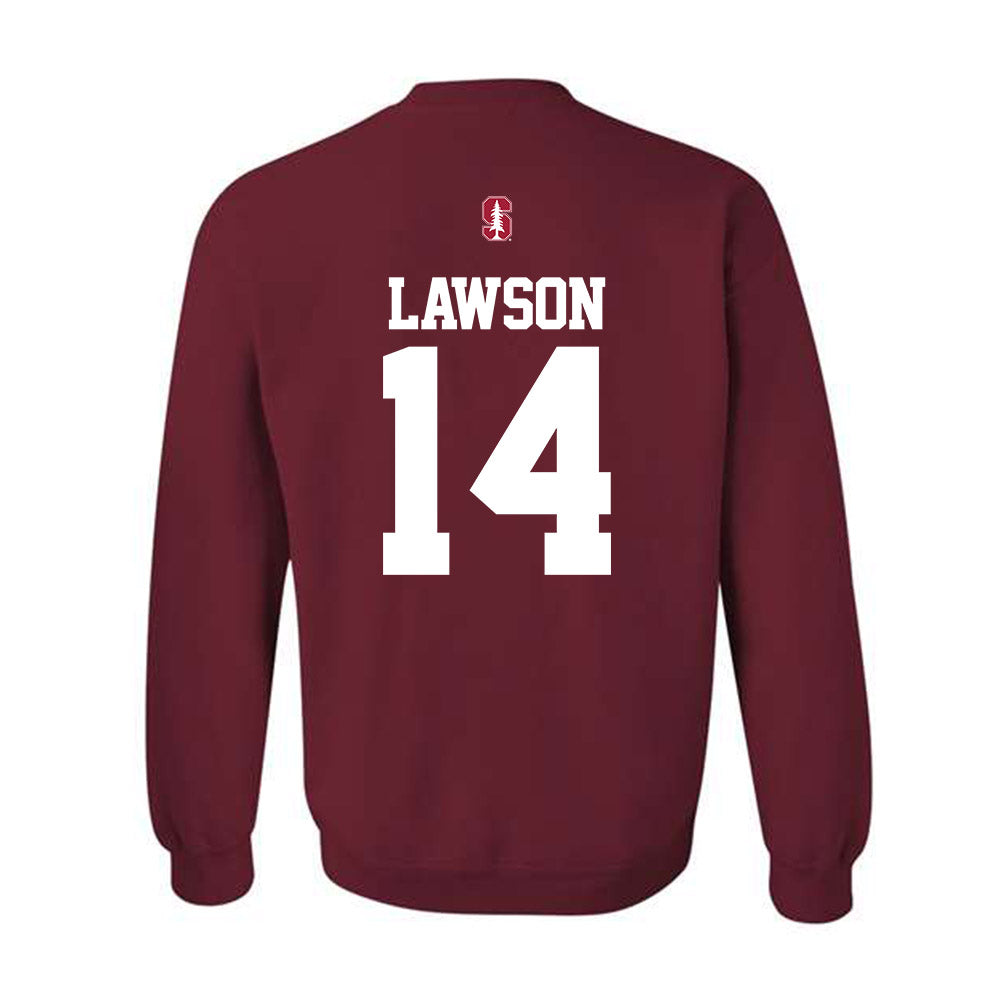 Stanford - NCAA Women's Lacrosse : Amanda Lawson - Classic Shersey Crewneck Sweatshirt-1