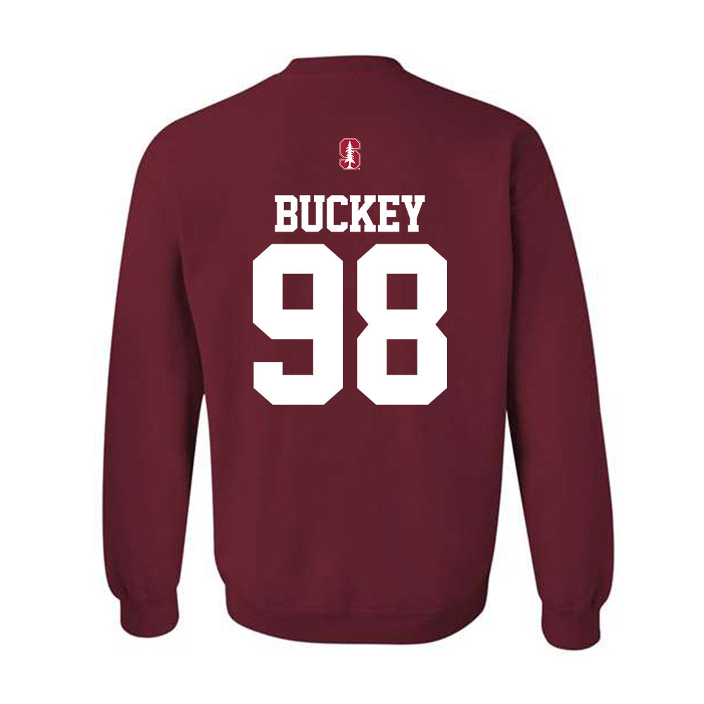 Stanford - NCAA Football : Zach Buckey - Classic Shersey Crewneck Sweatshirt-1