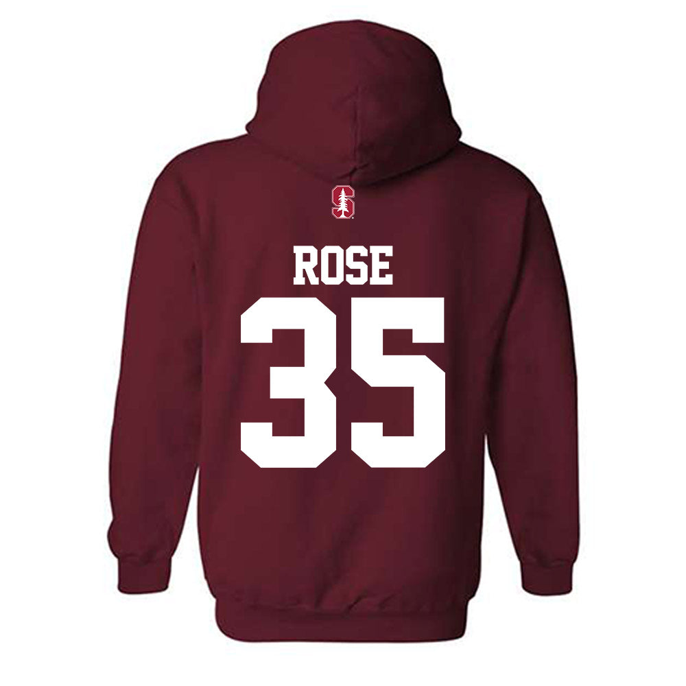 Stanford - NCAA Football : Matt Rose - Classic Shersey Hooded Sweatshirt-1