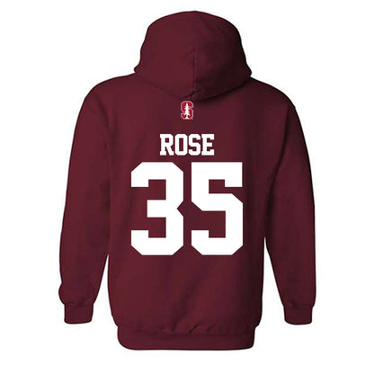 Stanford - NCAA Football : Matt Rose - Classic Shersey Hooded Sweatshirt-1