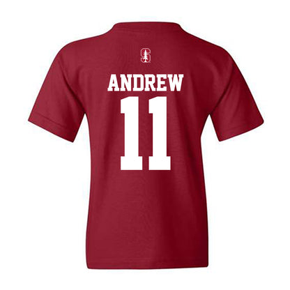 Stanford - NCAA Women's Volleyball : Elizabeth Andrew - Classic Shersey Youth T-Shirt-1