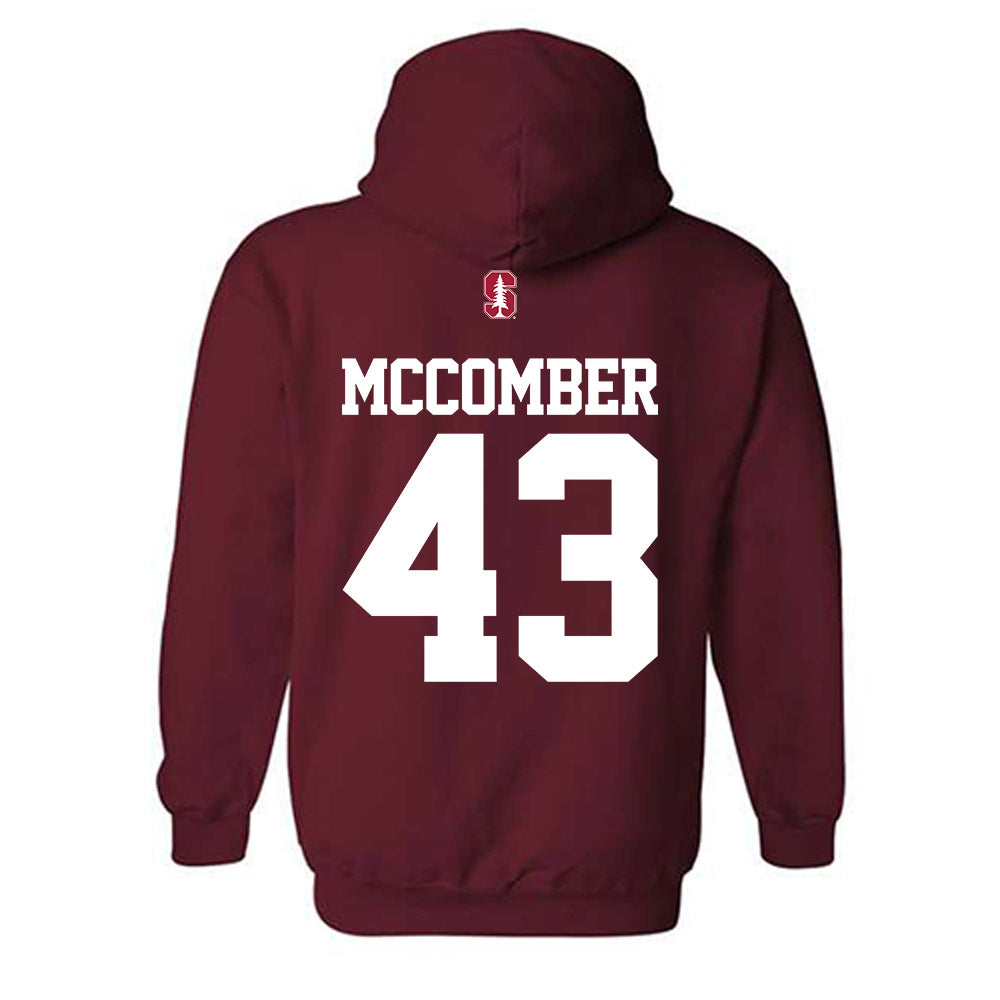 Stanford - NCAA Football : Landon McComber - Classic Shersey Hooded Sweatshirt-1