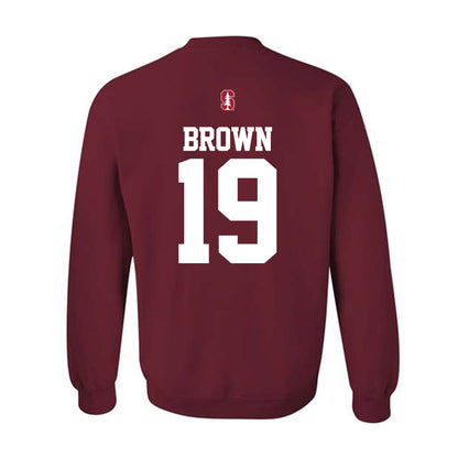 Stanford - NCAA Women's Lacrosse : Emma Brown - Classic Shersey Crewneck Sweatshirt-1