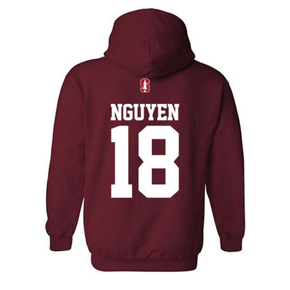 Stanford - NCAA Women's Soccer : Y-Lan Nguyen - Classic Shersey Hooded Sweatshirt-1