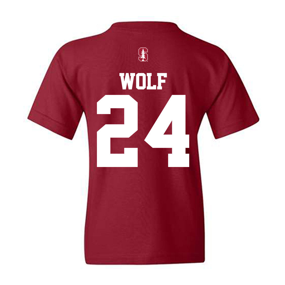 Stanford - NCAA Women's Soccer : Maryn Wolf - Classic Shersey Youth T-Shirt-1