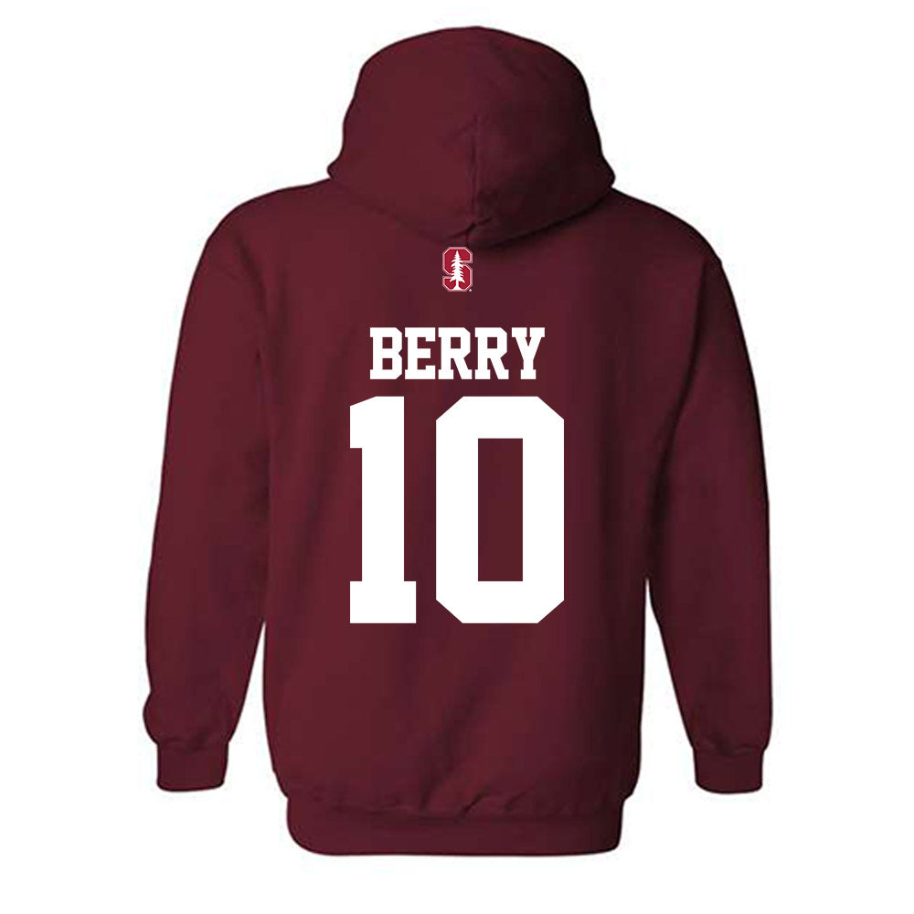 Stanford - NCAA Softball : Jade Berry - Classic Shersey Hooded Sweatshirt-1