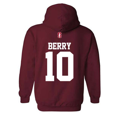 Stanford - NCAA Softball : Jade Berry - Classic Shersey Hooded Sweatshirt-1