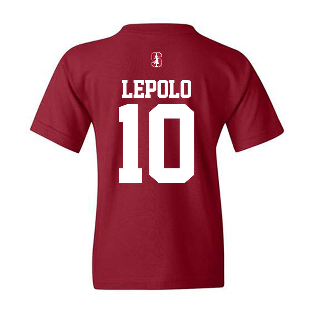 Stanford - NCAA Women's Basketball : Talana Lepolo - Classic Shersey Youth T-Shirt-1