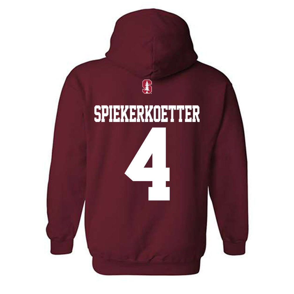 Stanford - NCAA Women's Soccer : Freya Spiekerkoetter - Classic Shersey Hooded Sweatshirt-1