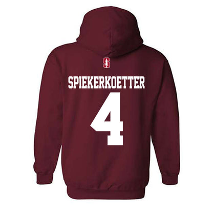 Stanford - NCAA Women's Soccer : Freya Spiekerkoetter - Classic Shersey Hooded Sweatshirt-1