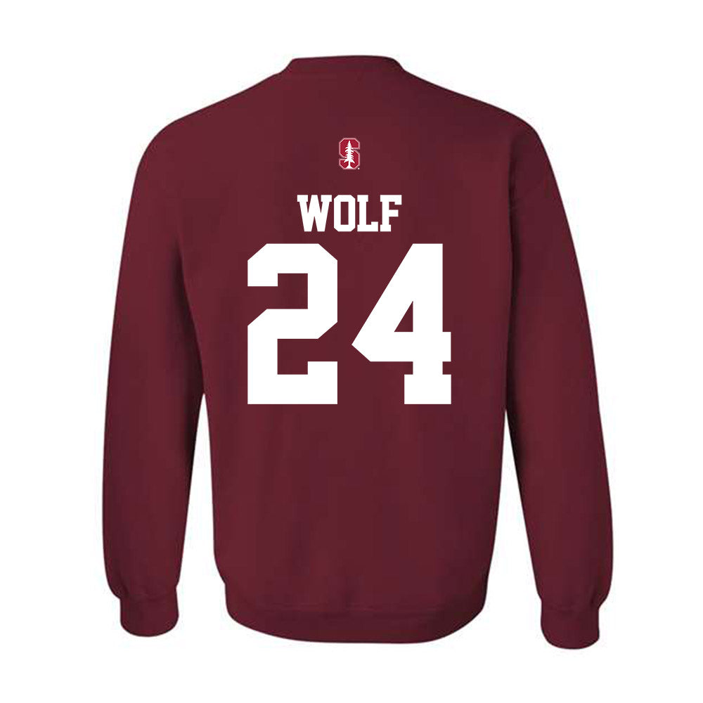 Stanford - NCAA Women's Soccer : Maryn Wolf - Classic Shersey Crewneck Sweatshirt-1