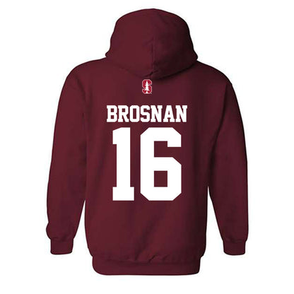 Stanford - NCAA Women's Lacrosse : Ava Brosnan - Classic Shersey Hooded Sweatshirt-1