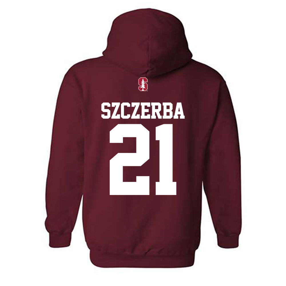 Stanford - NCAA Women's Water Polo : Natalia Szczerba - Classic Shersey Hooded Sweatshirt-1