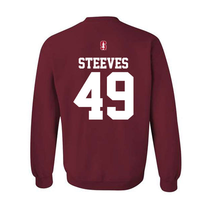 Stanford - NCAA Baseball : Austin Steeves - Classic Shersey Crewneck Sweatshirt-1