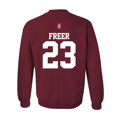 Stanford - NCAA Women's Soccer : Lily Freer - Classic Shersey Crewneck Sweatshirt-1