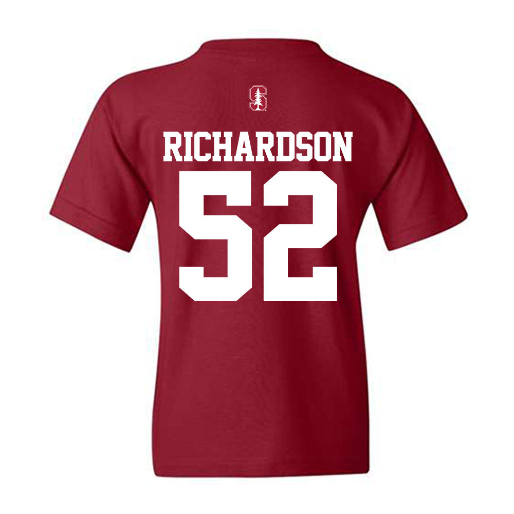 Stanford - NCAA Football : Maxwell Richardson - Classic Shersey Youth T-Shirt-1