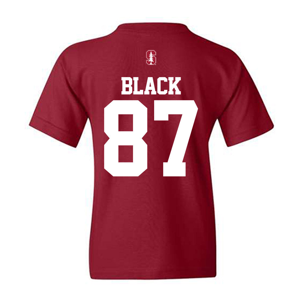 Stanford - NCAA Football : Aiden Black - Classic Shersey Youth T-Shirt-1
