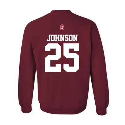 Stanford - NCAA Women's Soccer : Noe Johnson - Classic Shersey Crewneck Sweatshirt-1