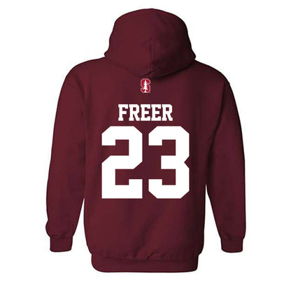 Stanford - NCAA Women's Soccer : Lily Freer - Classic Shersey Hooded Sweatshirt-1