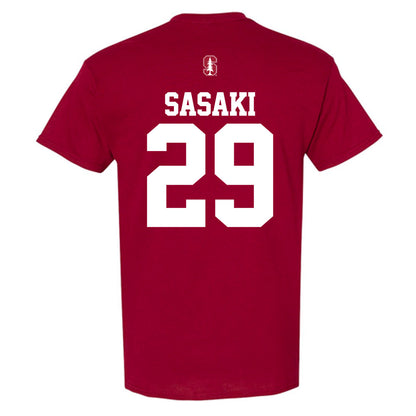 Stanford - NCAA Men's Soccer : Takashi Sasaki - Classic Shersey T-Shirt-1