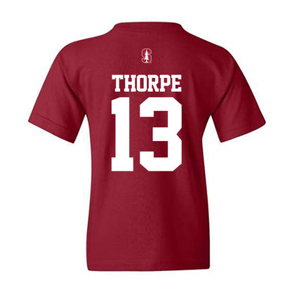 Stanford - NCAA Football : Liam Thorpe - Classic Shersey Youth T-Shirt-1