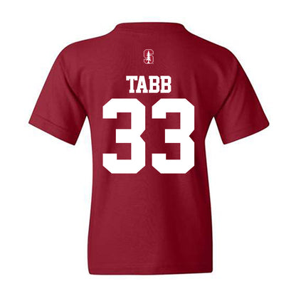Stanford - NCAA Football : Cole Tabb - Classic Shersey Youth T-Shirt-1