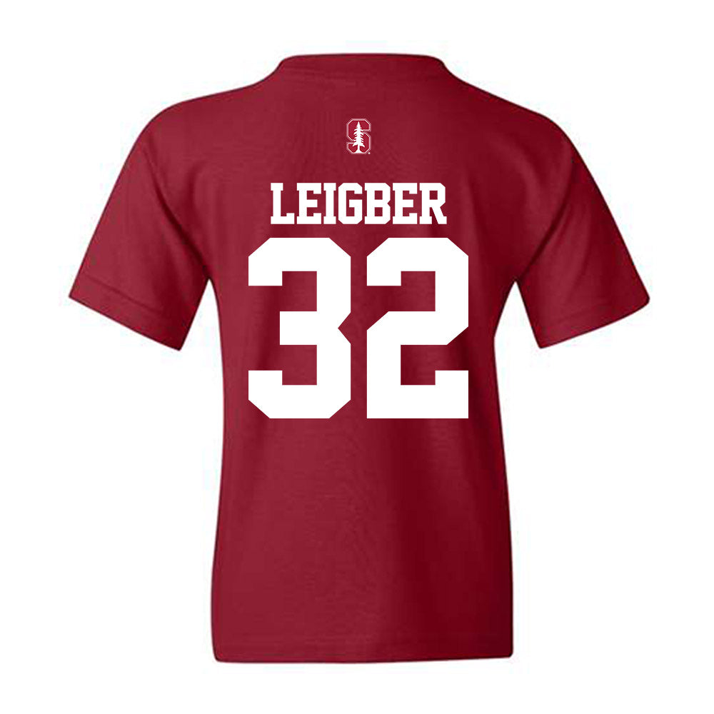 Stanford - NCAA Football : Mitch Leigber - Classic Shersey Youth T-Shirt-1