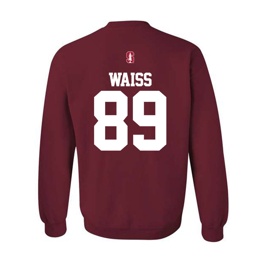Stanford - NCAA Football : Griffin Waiss - Classic Shersey Crewneck Sweatshirt-1