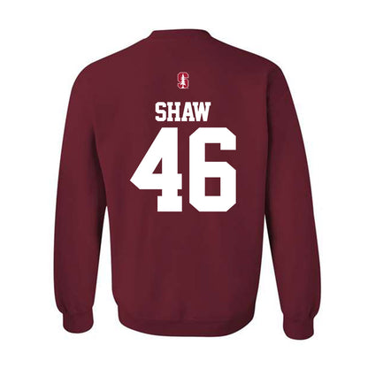 Stanford - NCAA Baseball : Andrew Shaw - Classic Shersey Crewneck Sweatshirt-1