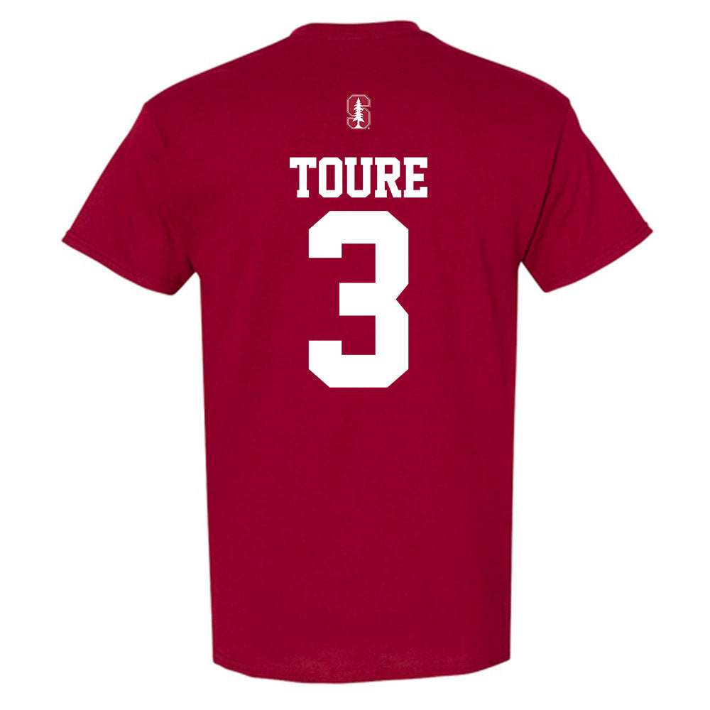 Stanford - NCAA Men's Basketball : Tallis Toure - Classic Shersey T-Shirt-1