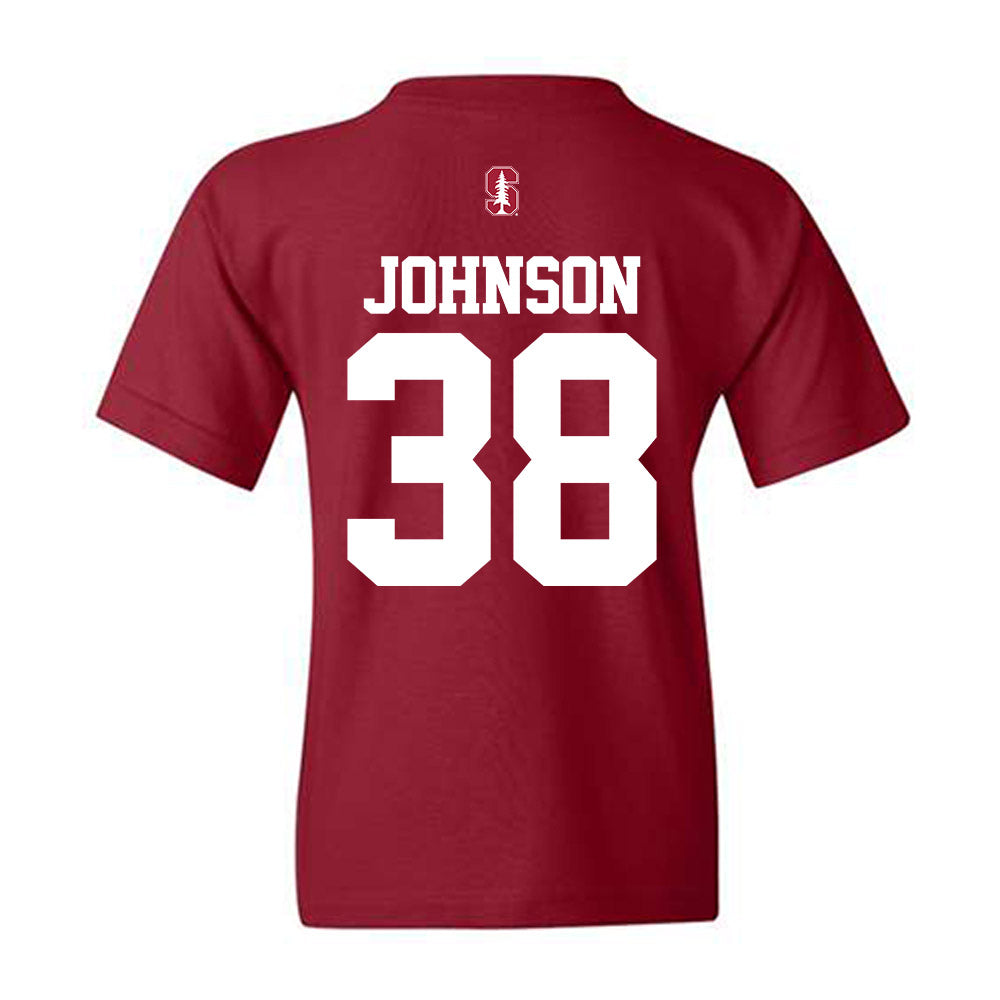 Stanford - NCAA Football : Zach Johnson - Classic Shersey Youth T-Shirt-1