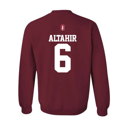 Stanford - NCAA Football : Tuna Altahir - Classic Shersey Crewneck Sweatshirt-1