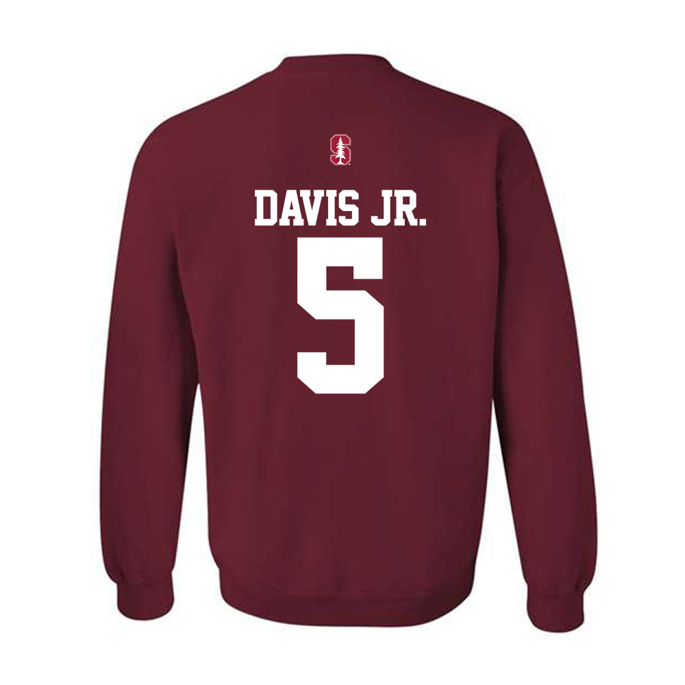 Stanford - NCAA Football : Chris Davis Jr. - Classic Shersey Crewneck Sweatshirt-1