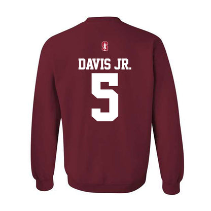 Stanford - NCAA Football : Chris Davis Jr. - Classic Shersey Crewneck Sweatshirt-1