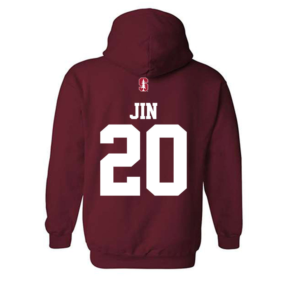 Stanford - NCAA Softball : Sophia Jin - Classic Shersey Hooded Sweatshirt-1