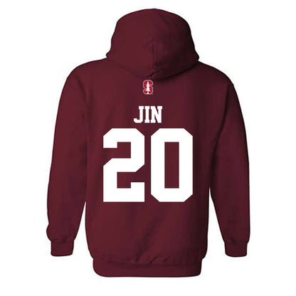 Stanford - NCAA Softball : Sophia Jin - Classic Shersey Hooded Sweatshirt-1