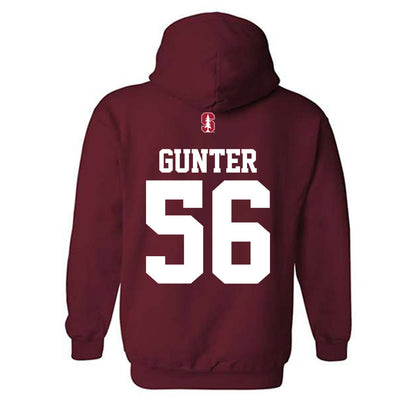 Stanford - NCAA Football : Hayden Gunter - Classic Shersey Hooded Sweatshirt-1