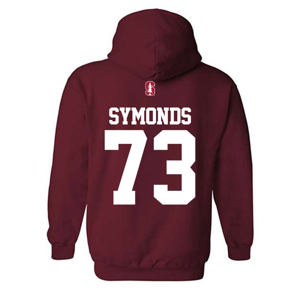 Stanford - NCAA Football : Charlie Symonds - Classic Shersey Hooded Sweatshirt-1